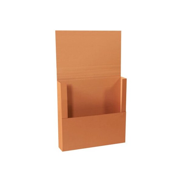 Box Packaging Corrugated Jumbo FoldOver Mailers, 36"L x 36"W x 6"H, Kraft M36366 Zoro